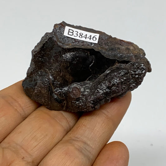 88g, 2.2"x1.5"x1.3", Rough Hematite Botryoidal Mineral Crystal, B38446