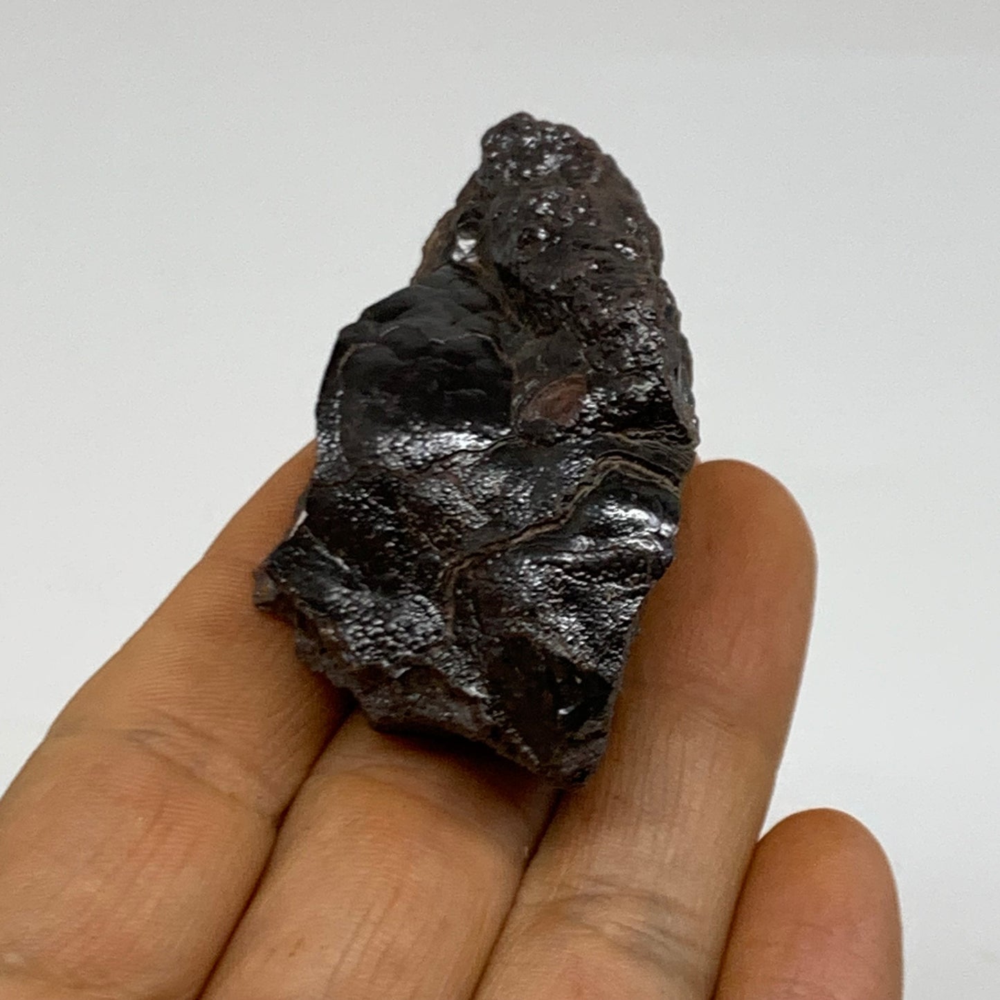 88g, 2.2"x1.5"x1.3", Rough Hematite Botryoidal Mineral Crystal, B38446