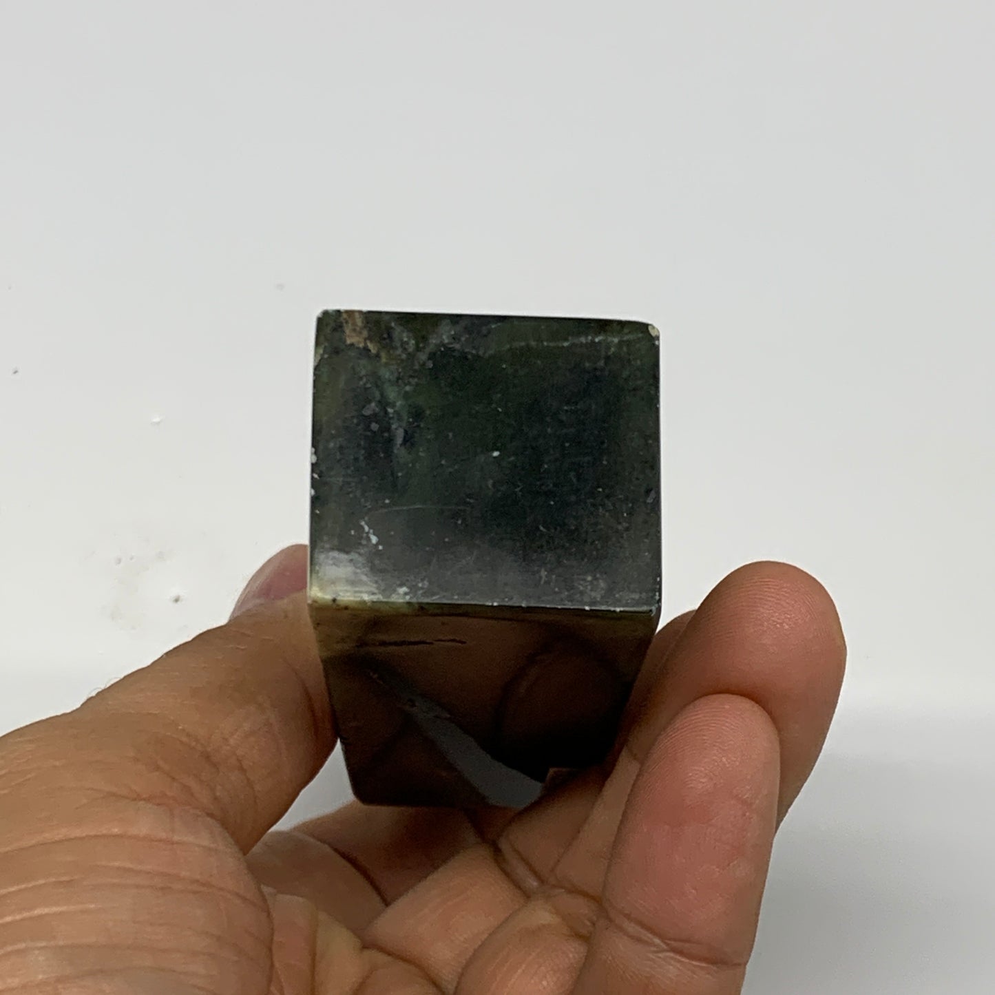 141.2g, 3.4"x1.2"x1.1", Serpentine Point Tower Obelisk Crystal @Pakistan, B29643