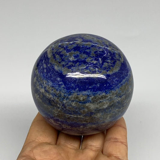 1.27 lbs, 2.8" (71mm), Lapis Lazuli Sphere Ball Gemstone @Afghanistan, B33205