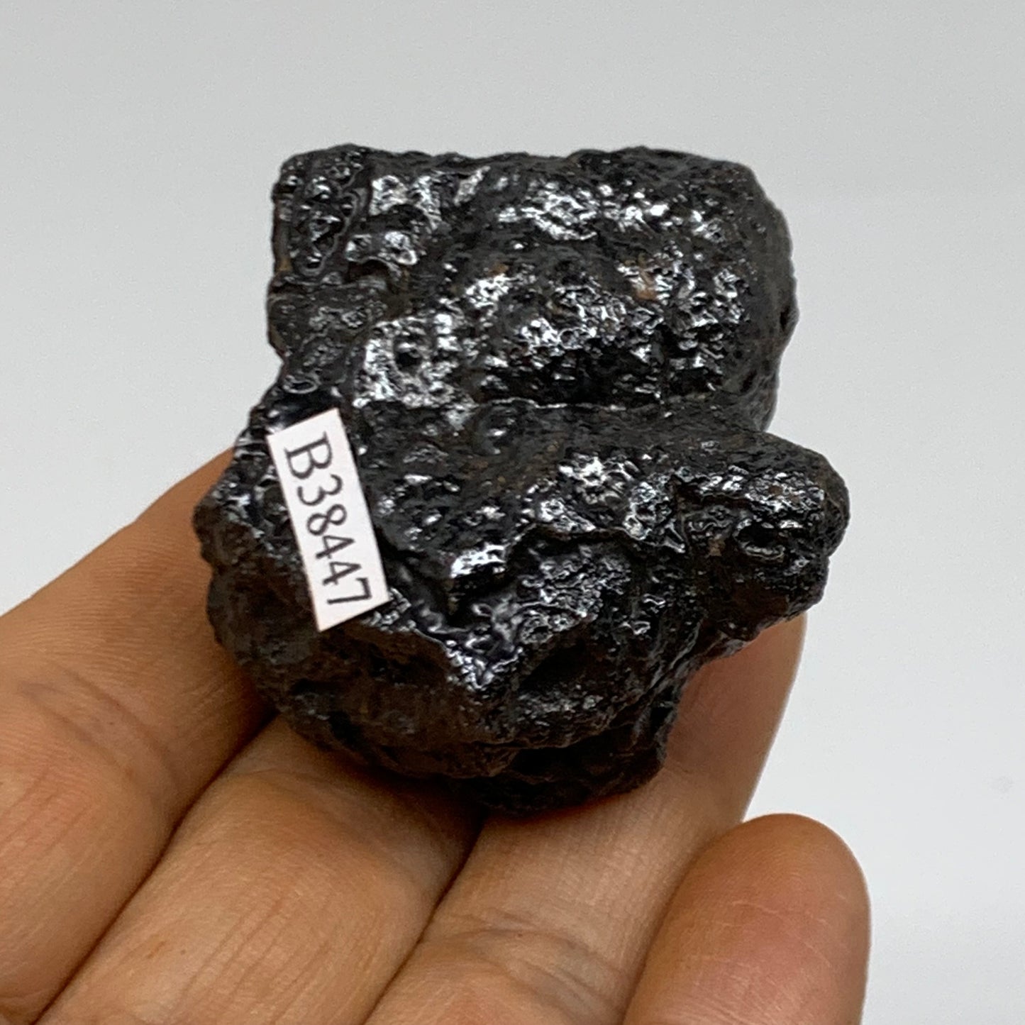 118.1g, 1.7"x1.7"x1.2", Rough Hematite Botryoidal Mineral Crystal, B38447