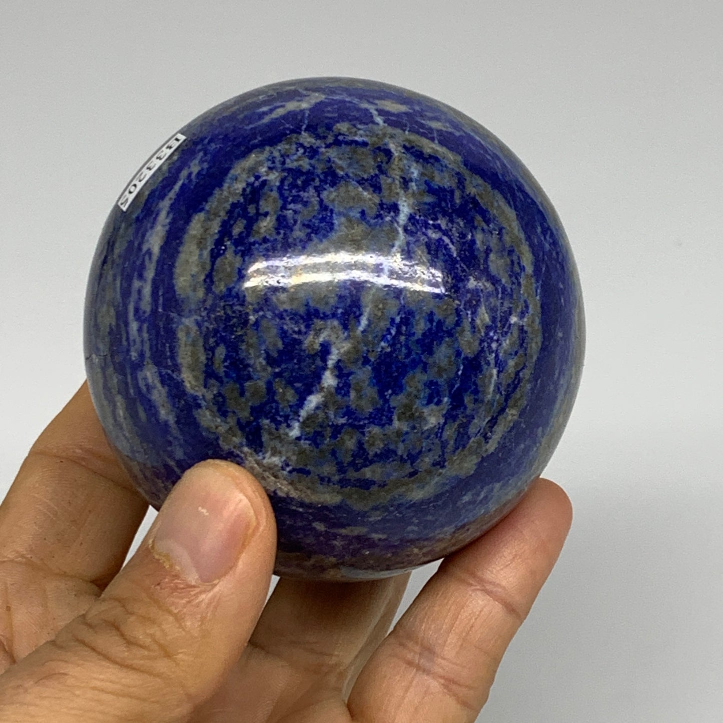 1.27 lbs, 2.8" (71mm), Lapis Lazuli Sphere Ball Gemstone @Afghanistan, B33205