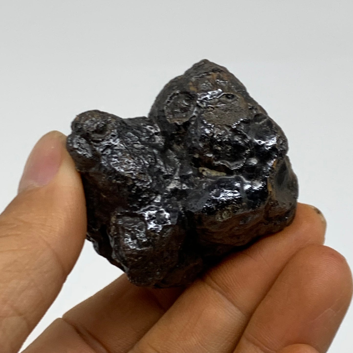 118.1g, 1.7"x1.7"x1.2", Rough Hematite Botryoidal Mineral Crystal, B38447