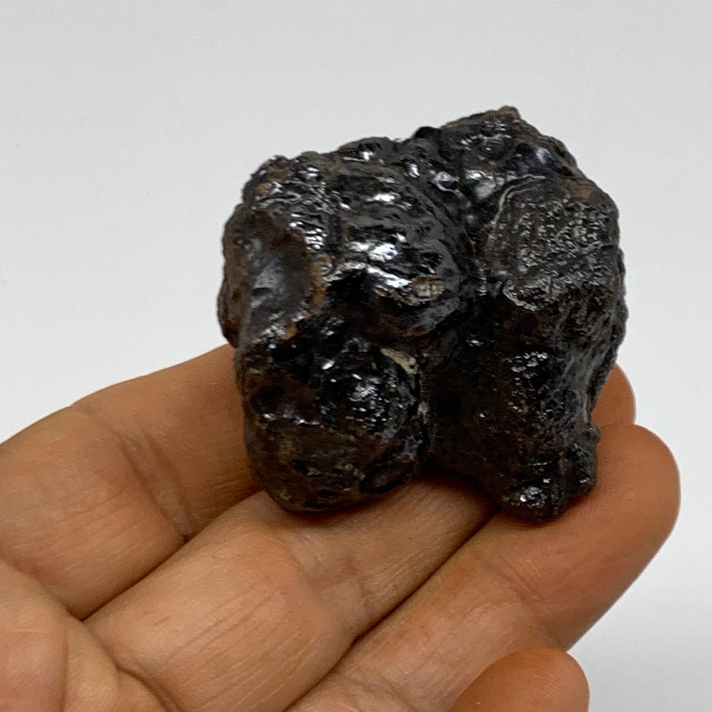 118.1g, 1.7"x1.7"x1.2", Rough Hematite Botryoidal Mineral Crystal, B38447