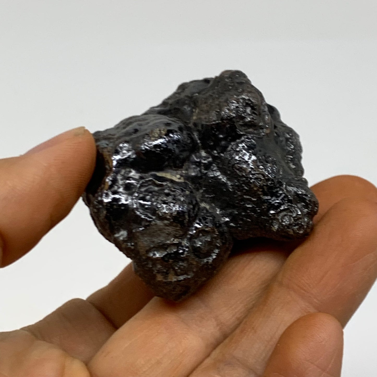 118.1g, 1.7"x1.7"x1.2", Rough Hematite Botryoidal Mineral Crystal, B38447