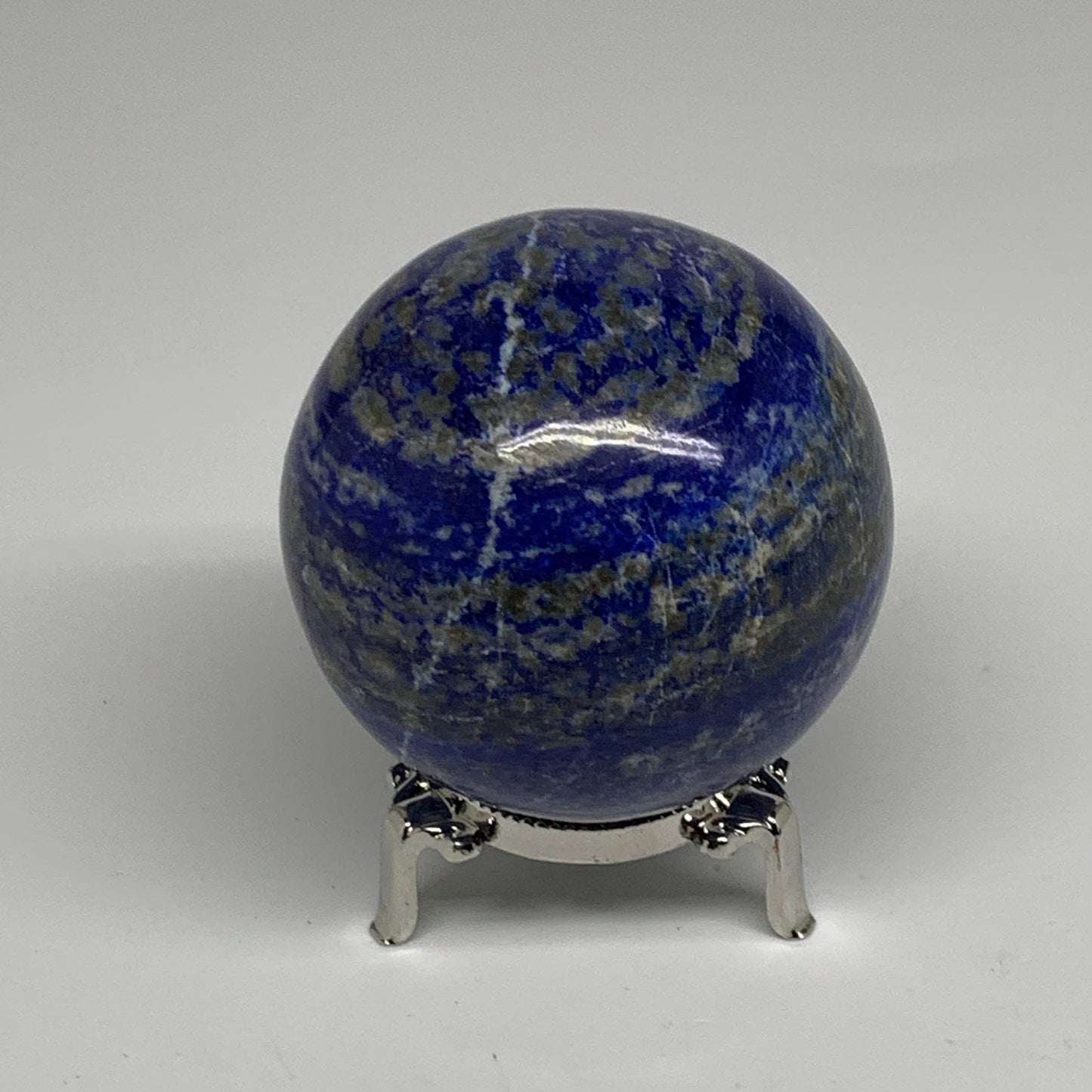 1.27 lbs, 2.8" (71mm), Lapis Lazuli Sphere Ball Gemstone @Afghanistan, B33205