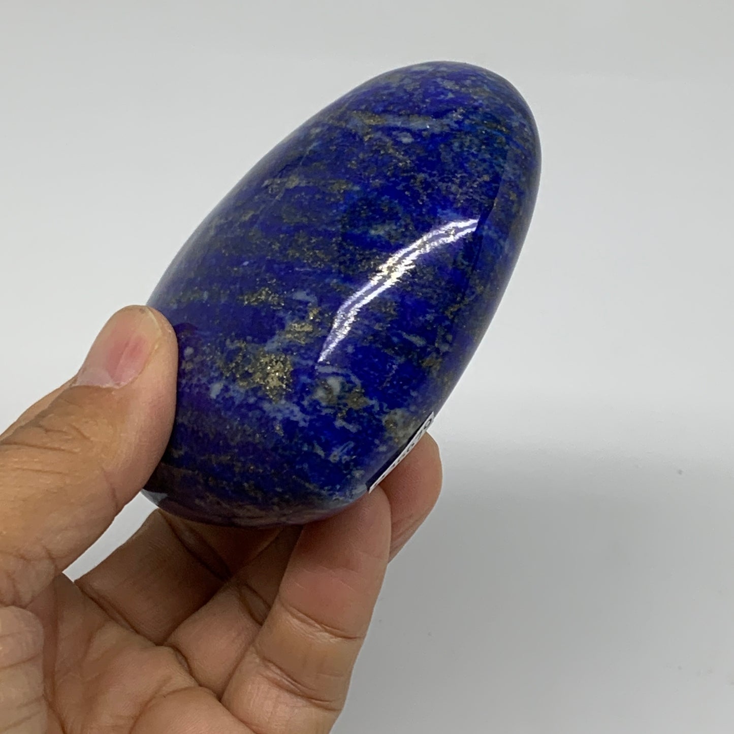 0.78 lbs, 2.9"x3.5"x1.4", Natural Lapis Lazuli Heart Polished Crystal, B36679