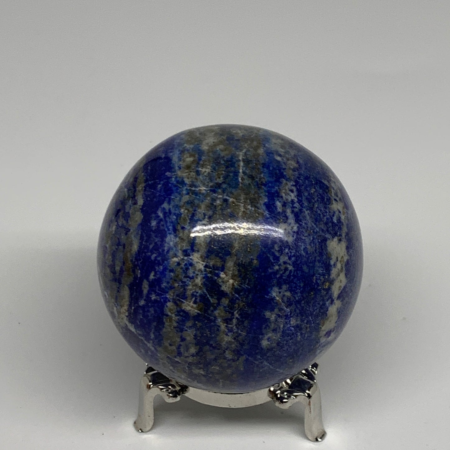 1.27 lbs, 2.8" (71mm), Lapis Lazuli Sphere Ball Gemstone @Afghanistan, B33205