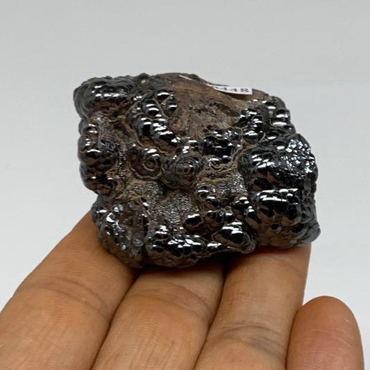 107.3g, 1.7"x1.6"x1.2", Rough Hematite Botryoidal Mineral Crystal, B38448