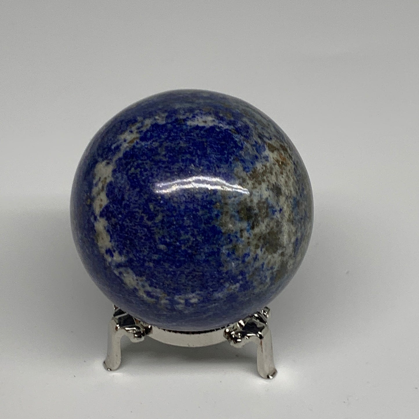 1.27 lbs, 2.8" (71mm), Lapis Lazuli Sphere Ball Gemstone @Afghanistan, B33205