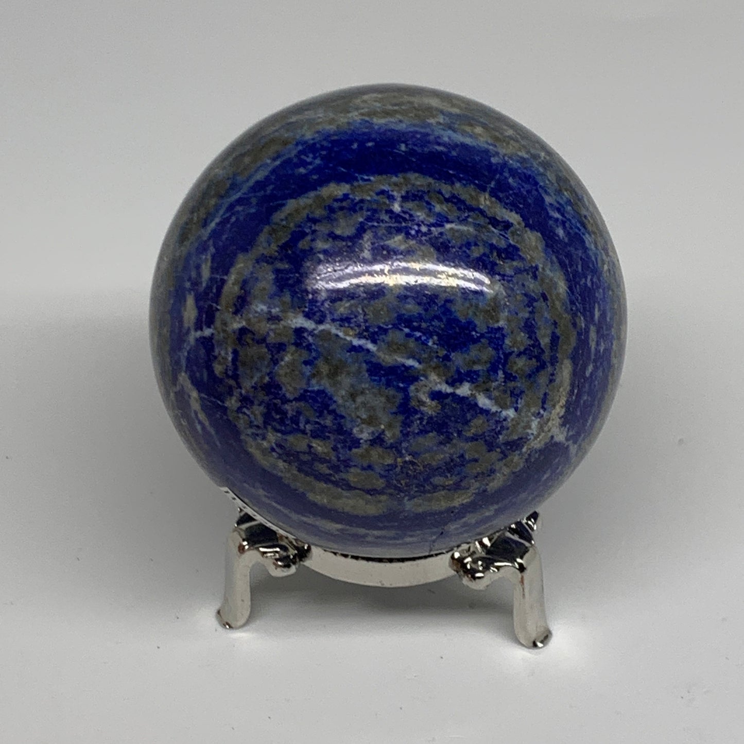 1.27 lbs, 2.8" (71mm), Lapis Lazuli Sphere Ball Gemstone @Afghanistan, B33205