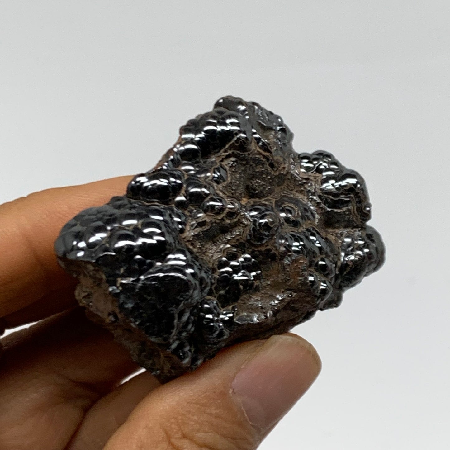 107.3g, 1.7"x1.6"x1.2", Rough Hematite Botryoidal Mineral Crystal, B38448