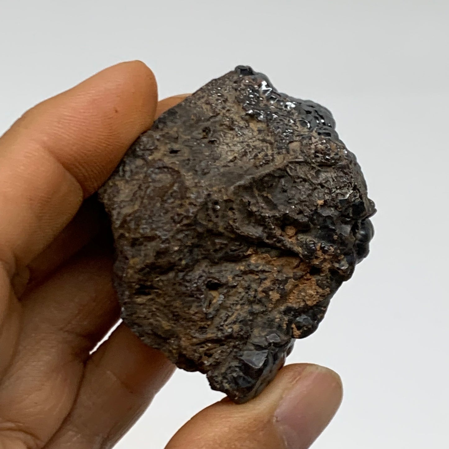 107.3g, 1.7"x1.6"x1.2", Rough Hematite Botryoidal Mineral Crystal, B38448