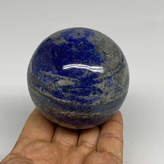 1.09 lbs, 2.7" (68mm), Lapis Lazuli Sphere Ball Gemstone @Afghanistan, B33206