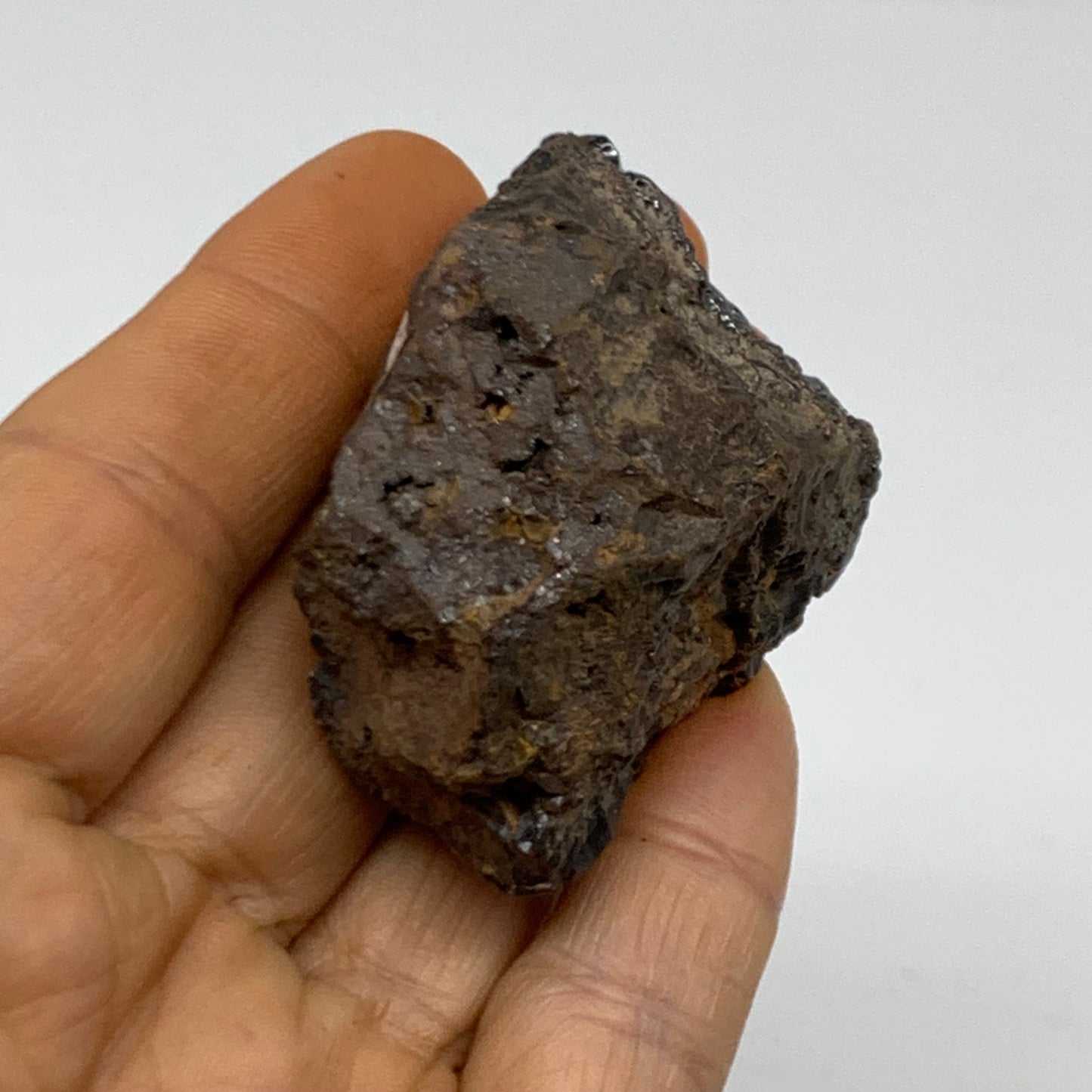 107.3g, 1.7"x1.6"x1.2", Rough Hematite Botryoidal Mineral Crystal, B38448