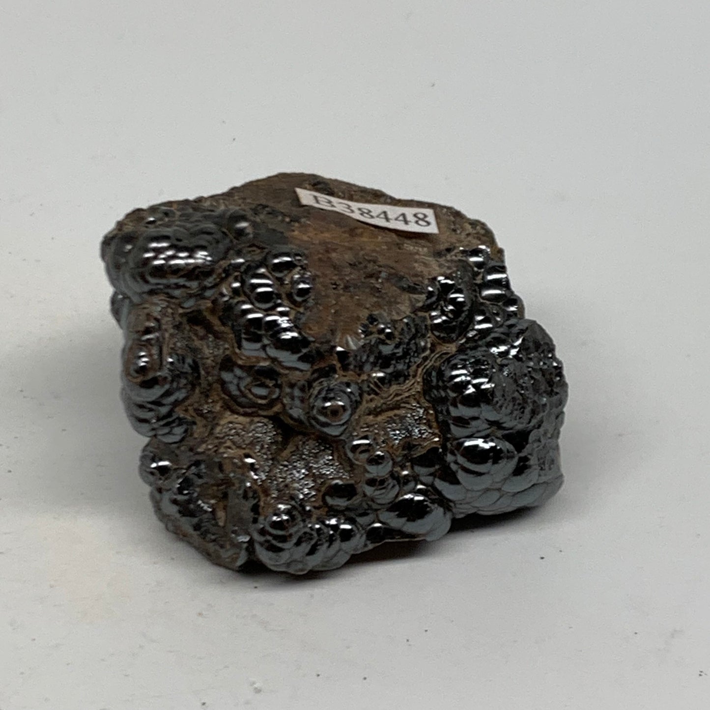 107.3g, 1.7"x1.6"x1.2", Rough Hematite Botryoidal Mineral Crystal, B38448