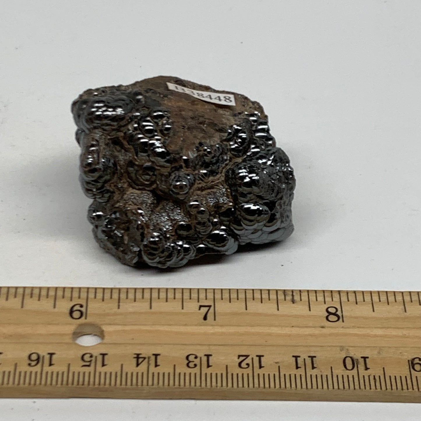 107.3g, 1.7"x1.6"x1.2", Rough Hematite Botryoidal Mineral Crystal, B38448