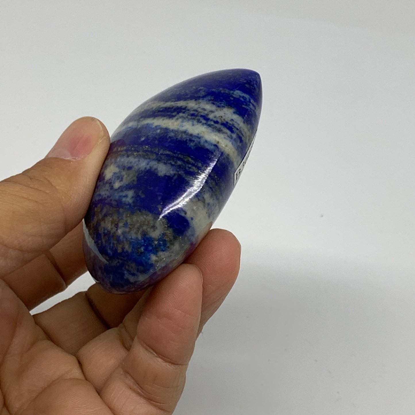 161.4g, 2.4"x2.8"x1.1", Natural Lapis Lazuli Heart Polished Crystal, B36680