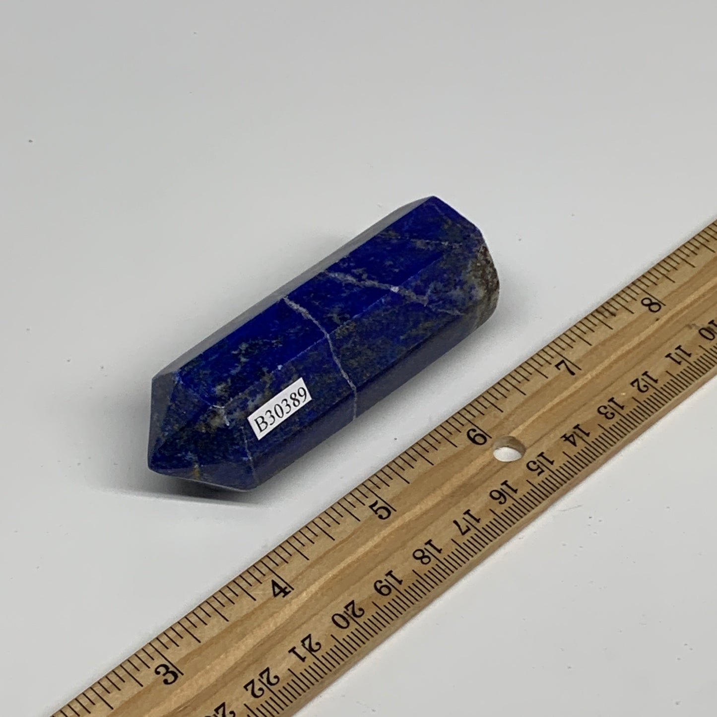 125.1g, 3"x1", Natural Lapis Lazuli Tower Point Obelisk Afghanistan,B30389