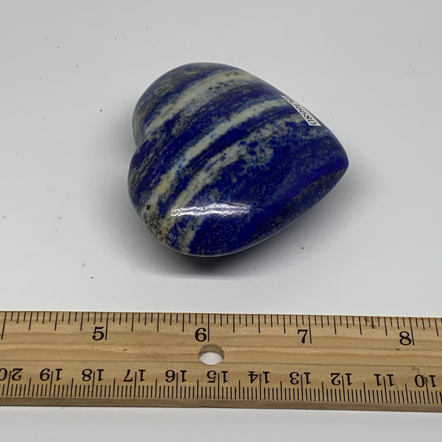161.4g, 2.4"x2.8"x1.1", Natural Lapis Lazuli Heart Polished Crystal, B36680