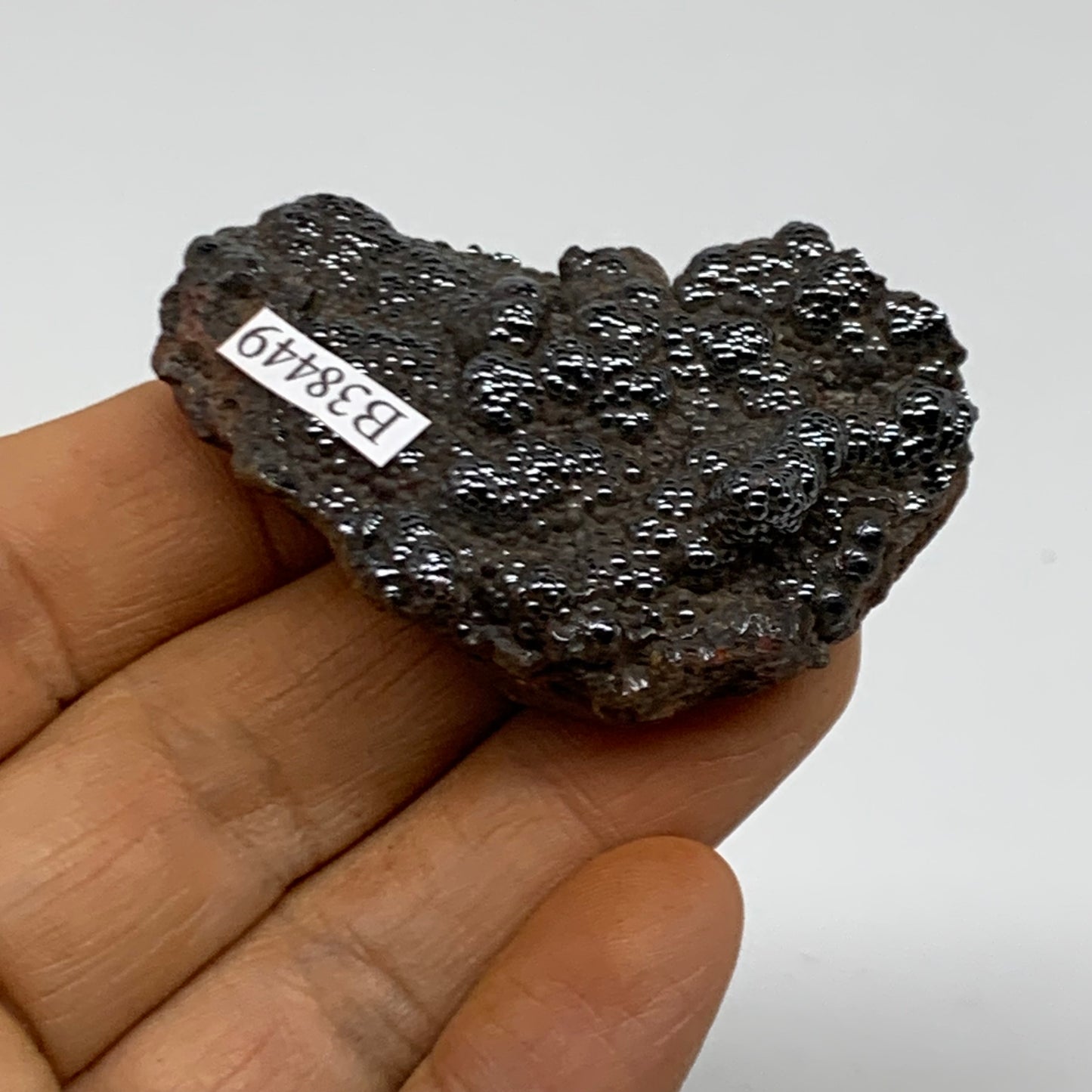 51.4g, 2.1"x1.3"x0.7", Rough Hematite Botryoidal Mineral Crystal, B38449