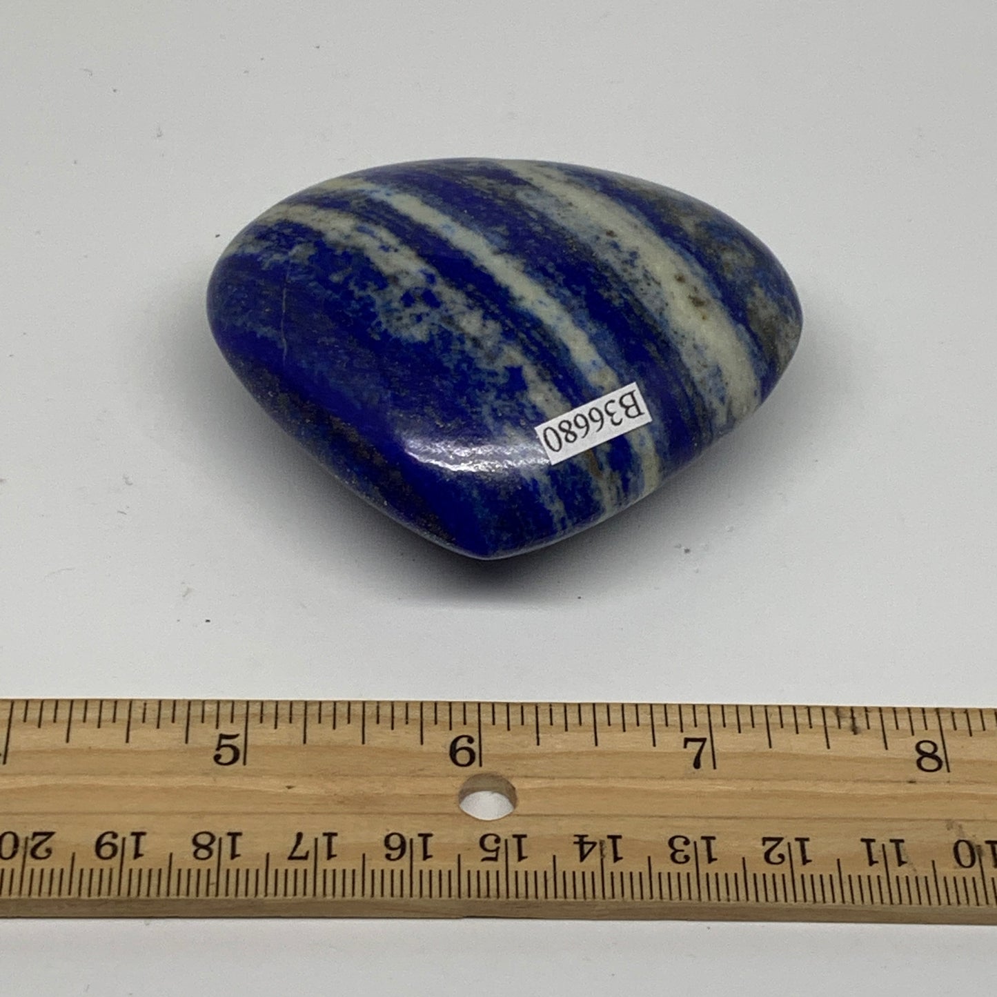 161.4g, 2.4"x2.8"x1.1", Natural Lapis Lazuli Heart Polished Crystal, B36680