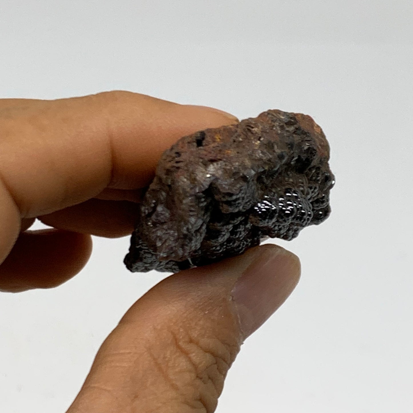 51.4g, 2.1"x1.3"x0.7", Rough Hematite Botryoidal Mineral Crystal, B38449