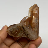 52.4g, 2.3x2"x0.8", Orange Quartz Cluster Crystal Terminated @Brazil, B28907