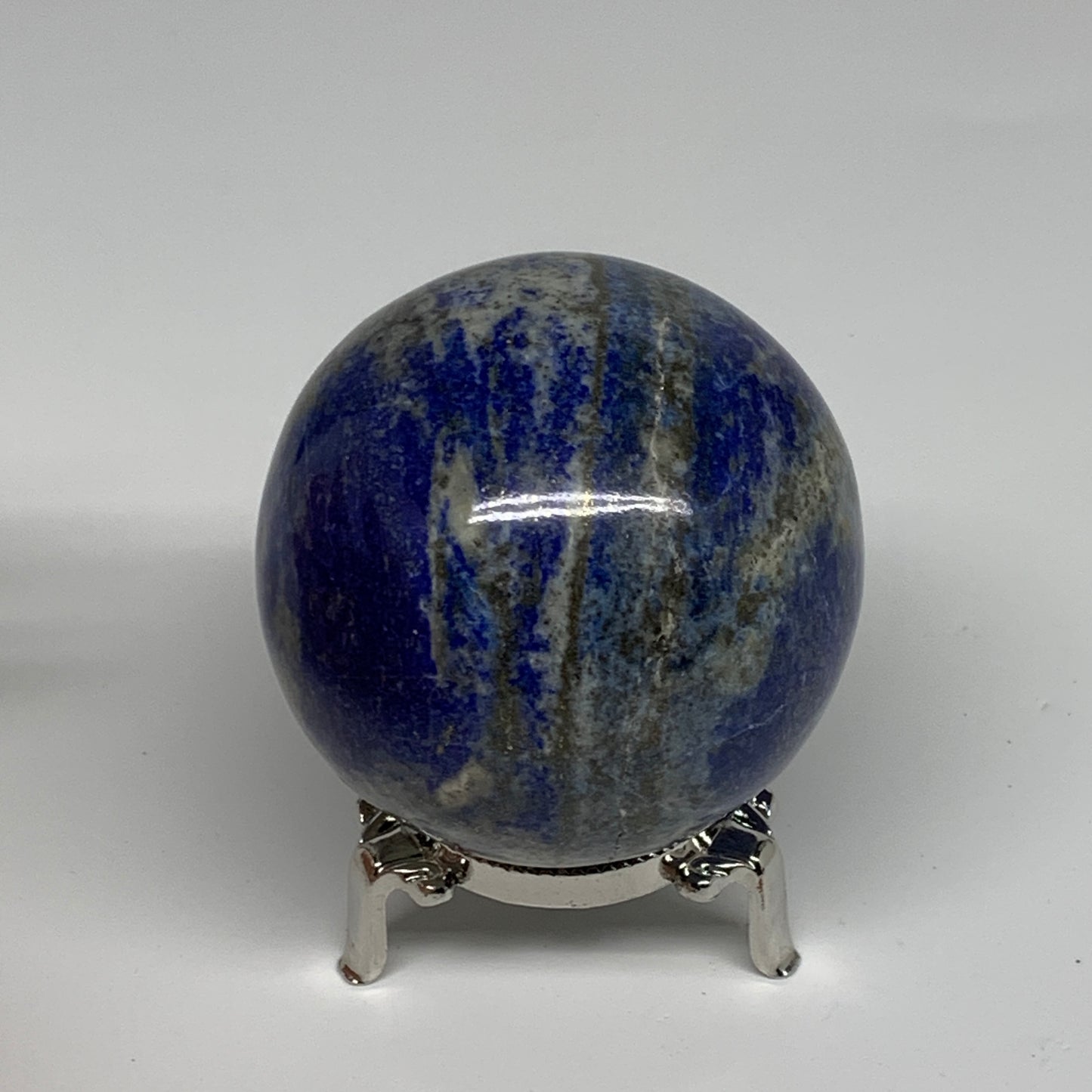 1.09 lbs, 2.7" (68mm), Lapis Lazuli Sphere Ball Gemstone @Afghanistan, B33206