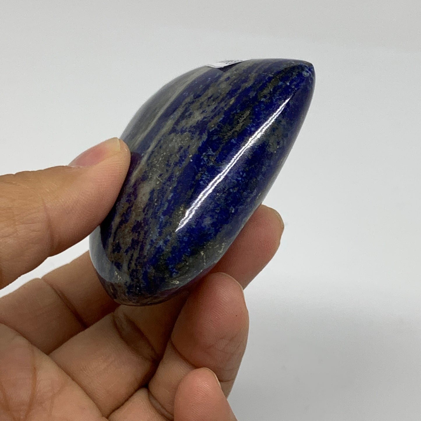 165.8g, 2.5"x2.9"x1", Natural Lapis Lazuli Heart Polished Crystal, B36681