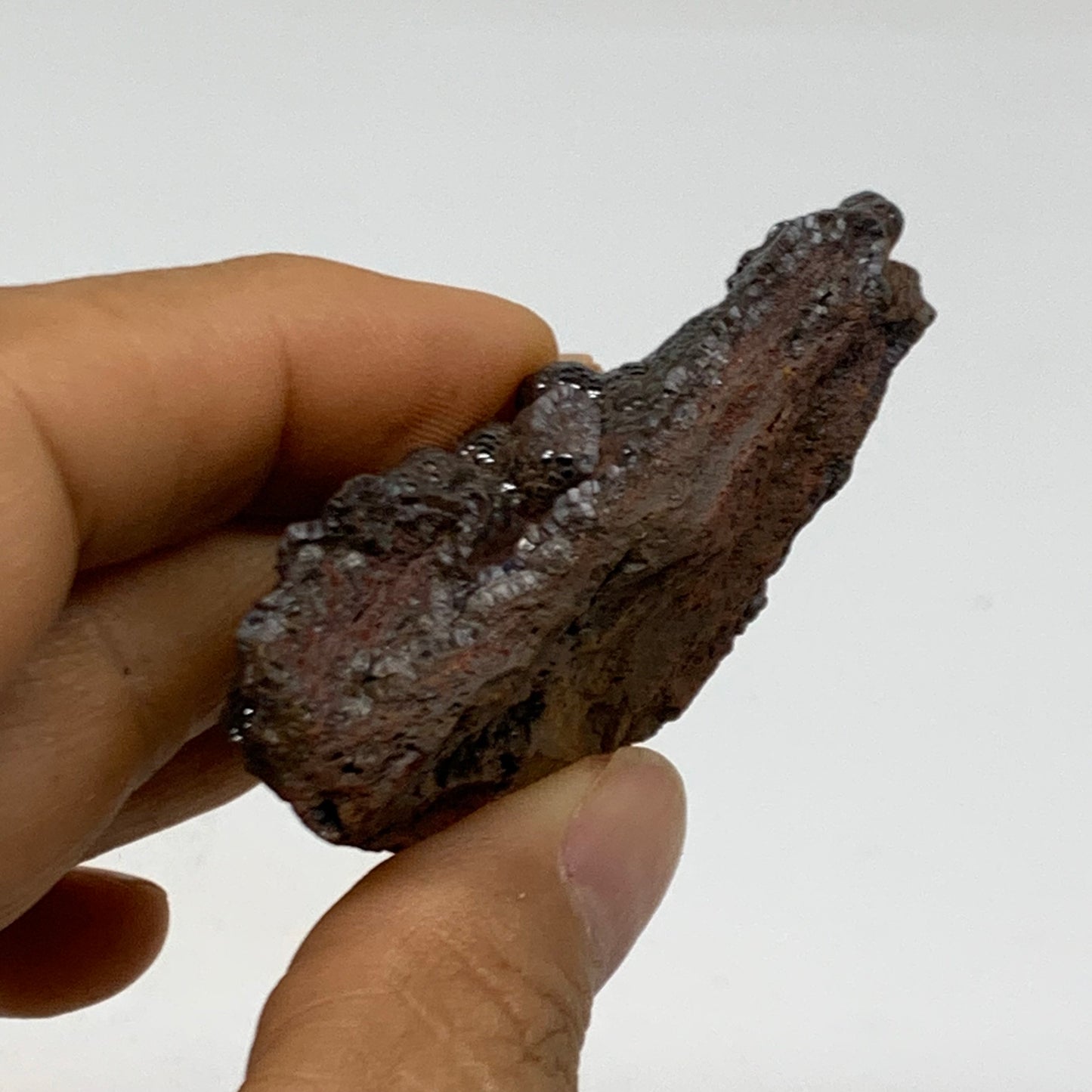 51.4g, 2.1"x1.3"x0.7", Rough Hematite Botryoidal Mineral Crystal, B38449