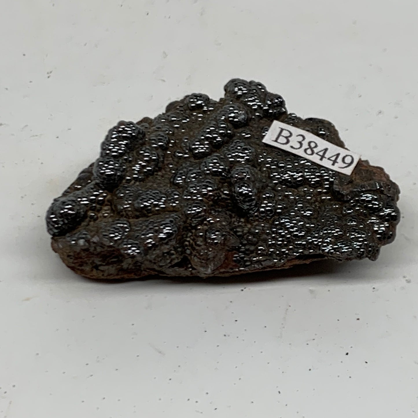 51.4g, 2.1"x1.3"x0.7", Rough Hematite Botryoidal Mineral Crystal, B38449