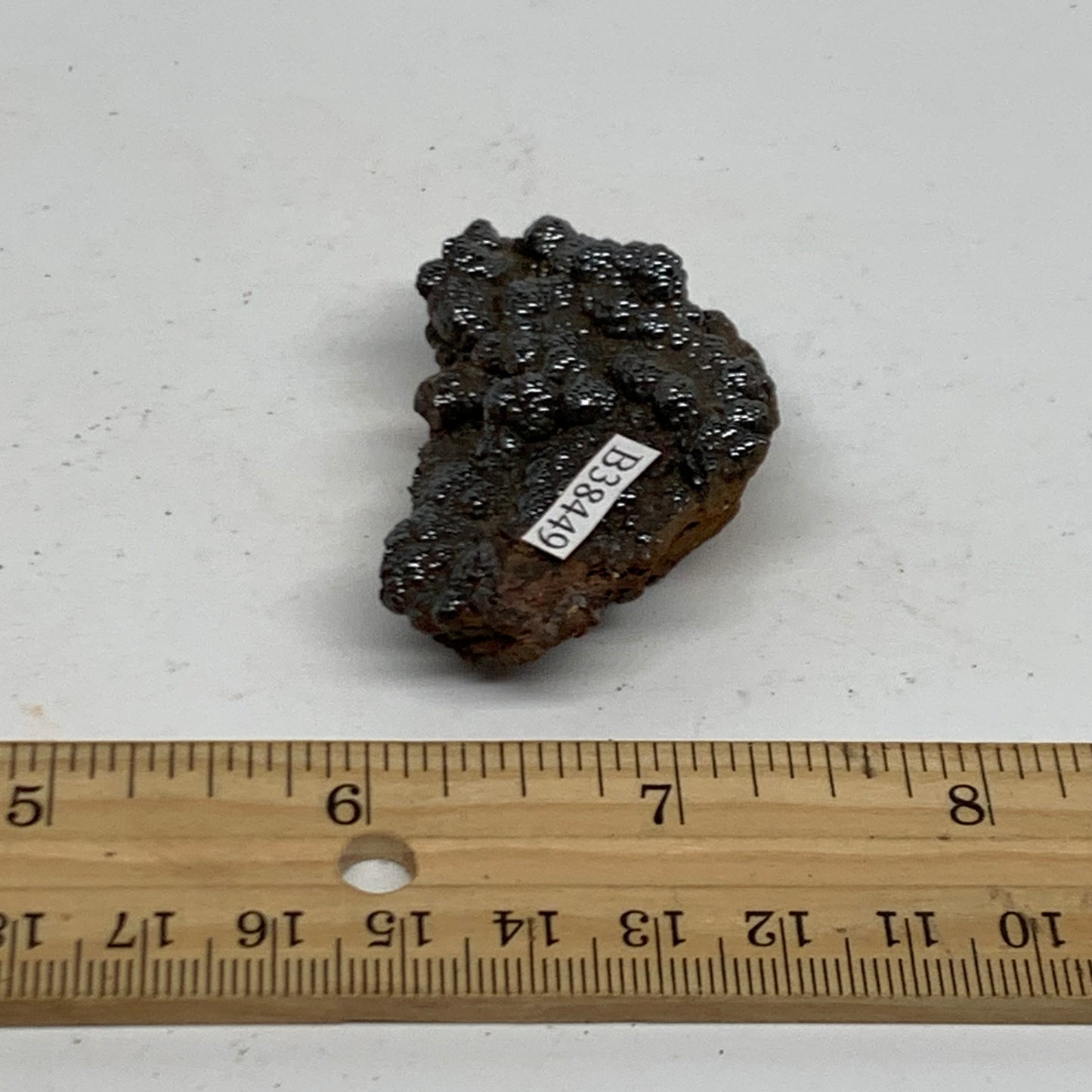 51.4g, 2.1"x1.3"x0.7", Rough Hematite Botryoidal Mineral Crystal, B38449