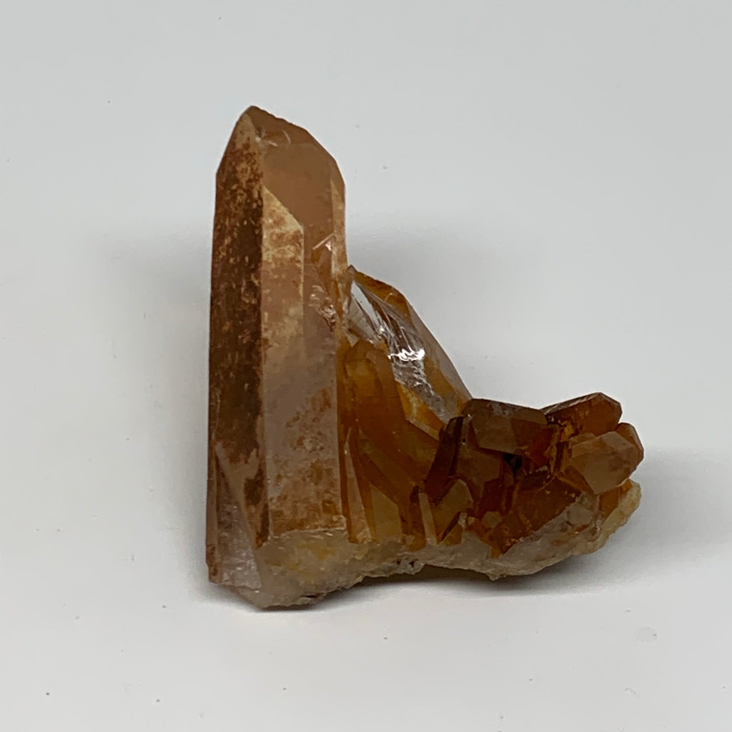 52.4g, 2.3x2"x0.8", Orange Quartz Cluster Crystal Terminated @Brazil, B28907