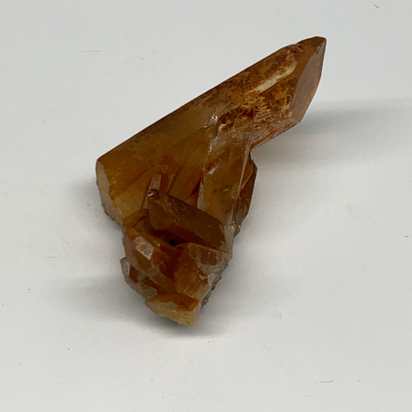 52.4g, 2.3x2"x0.8", Orange Quartz Cluster Crystal Terminated @Brazil, B28907