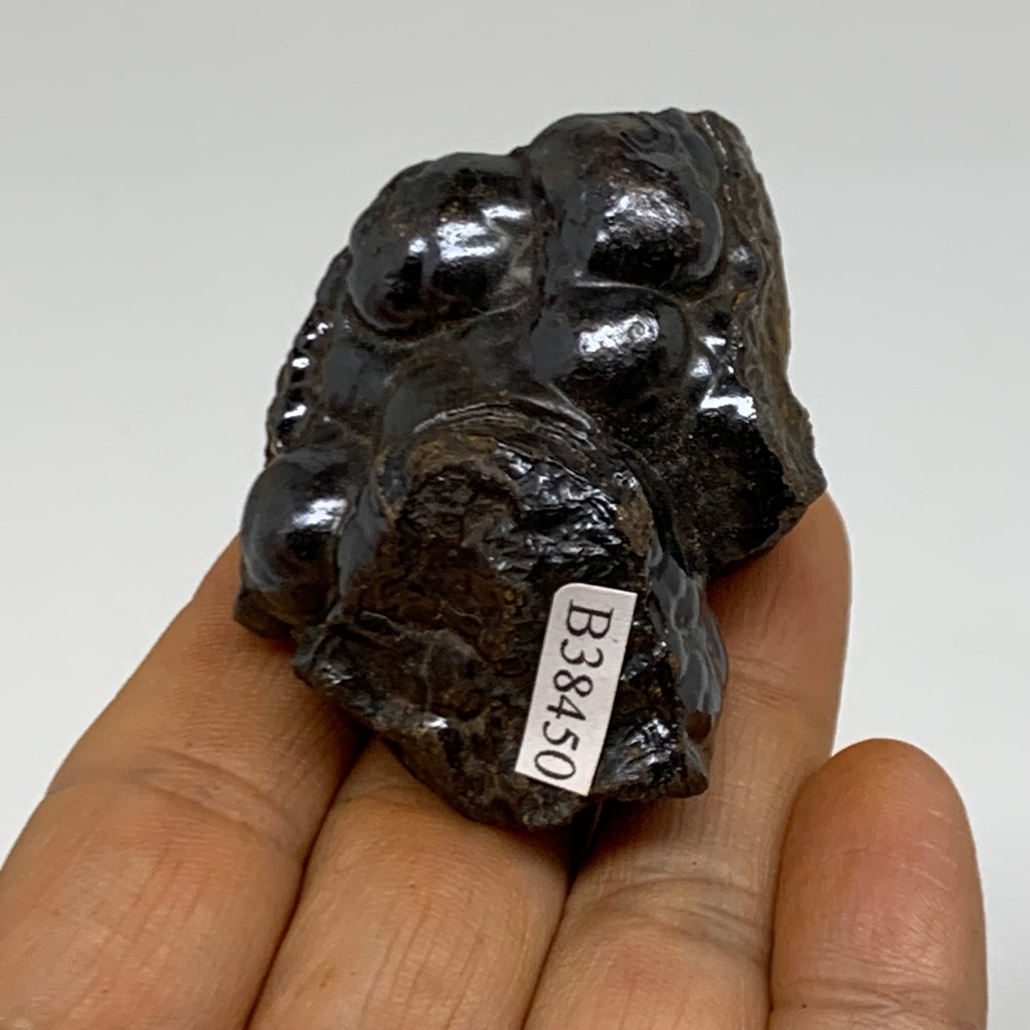 102.9g, 2"x1.6"x1.4", Rough Hematite Botryoidal Mineral Crystal, B38450