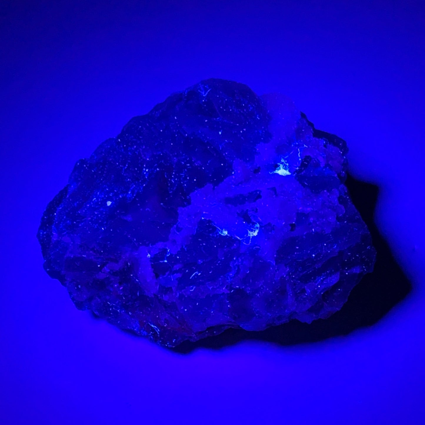 244.3g, 2.7"x2.4"x1.5", Purple Fluorite Crystal Mineral Specimen @Pakistan, B273