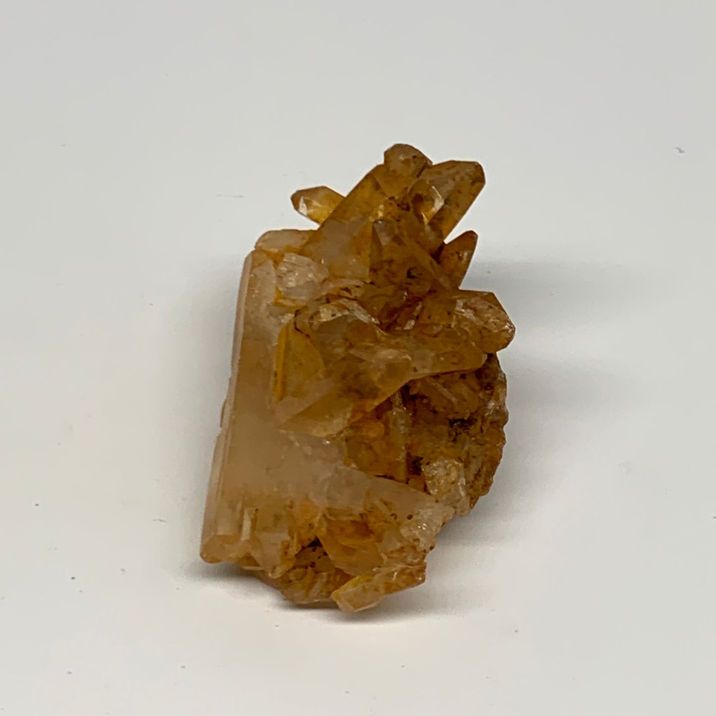 64.1g, 2.5"x1.5"x1.1", Orange Quartz Cluster Crystal Terminated @Brazil, B28908