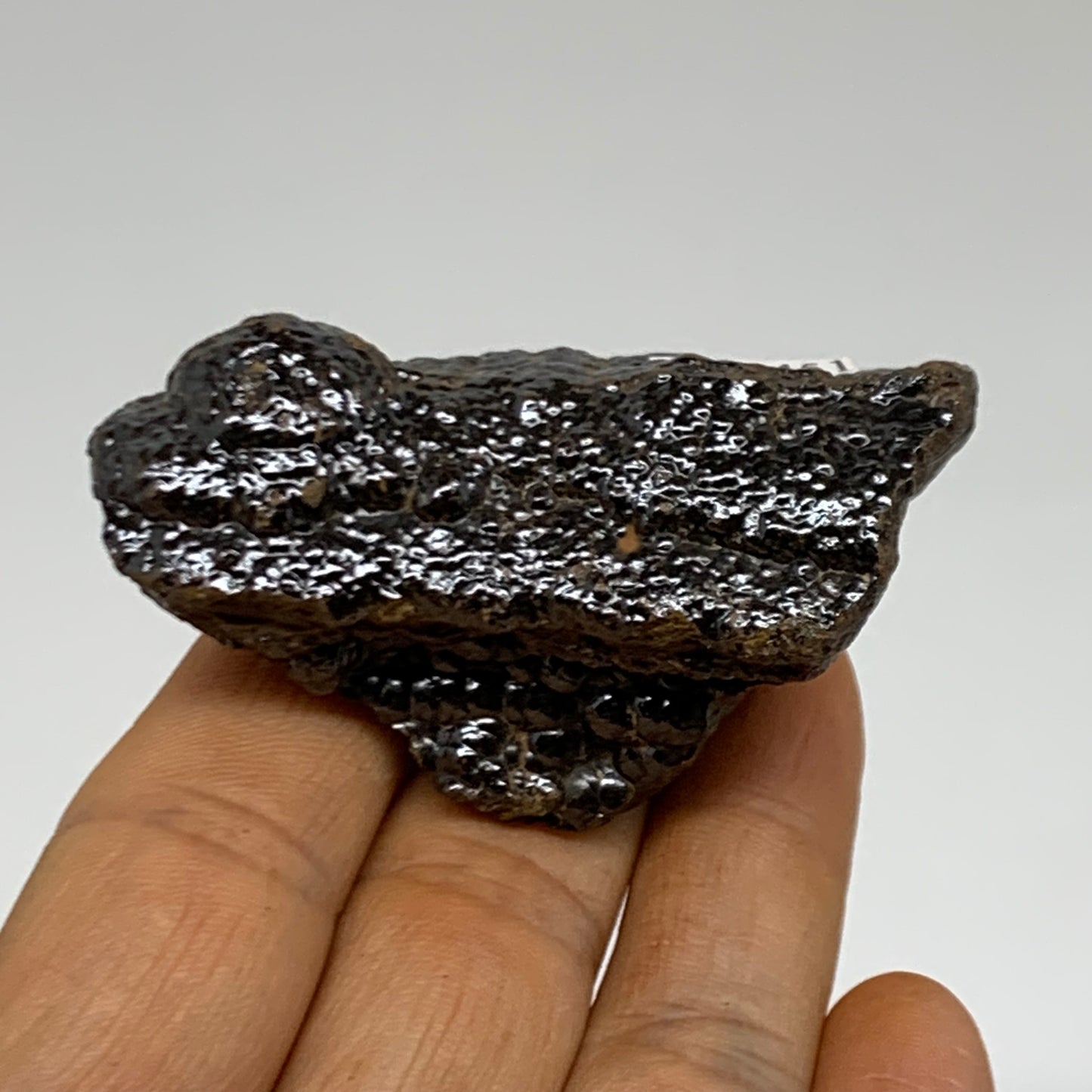 85g, 2.4"x1.1"x1.2", Rough Hematite Botryoidal Mineral Crystal, B38451