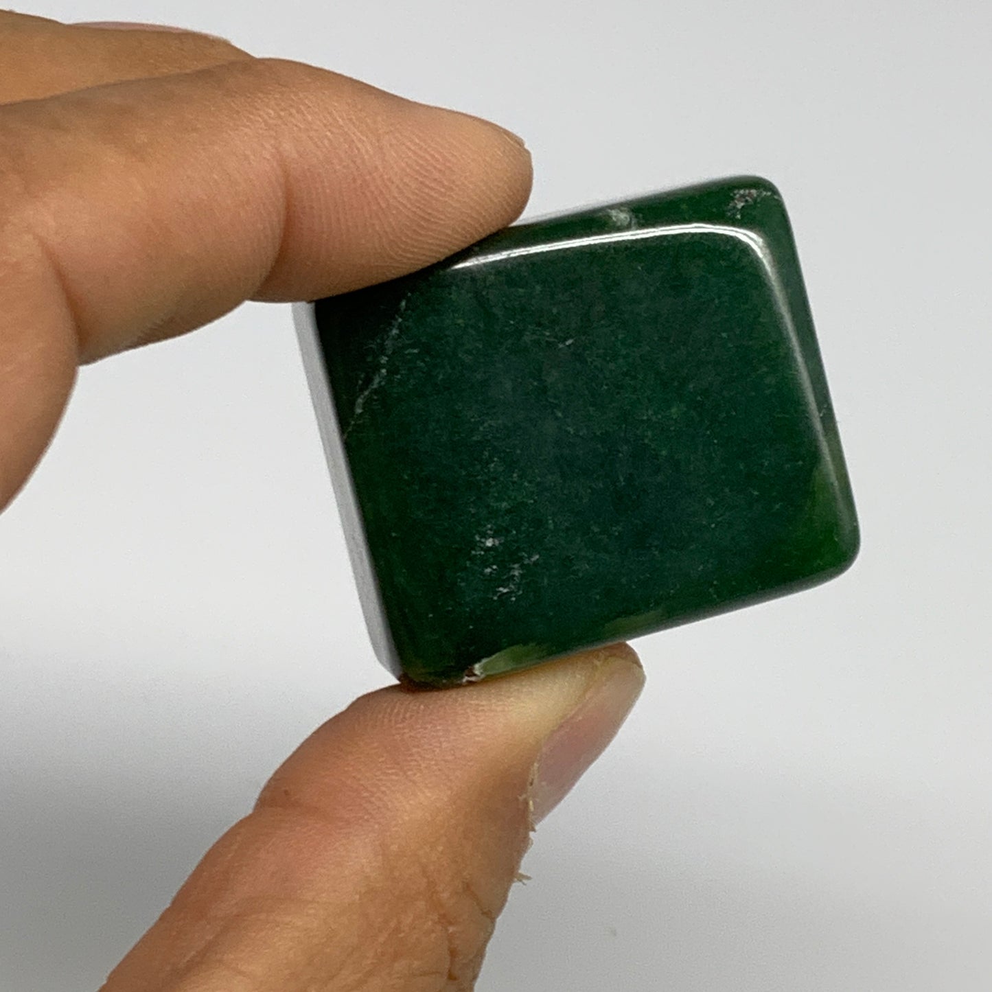 157.3g, 1.3"-1.3", 3pcs, Natural Nephrite Jade Tumbled Stone @Afghanistan,B31913