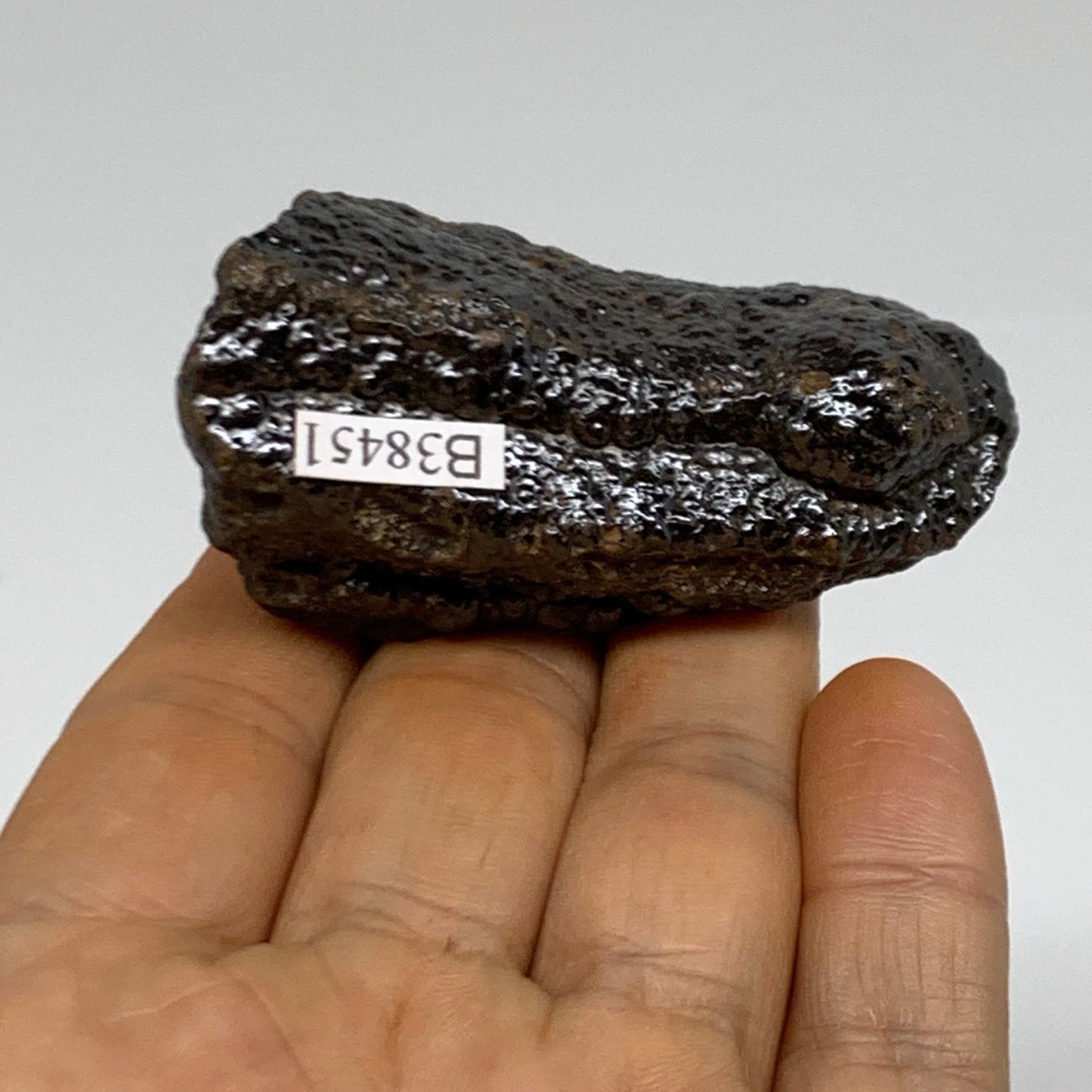 85g, 2.4"x1.1"x1.2", Rough Hematite Botryoidal Mineral Crystal, B38451