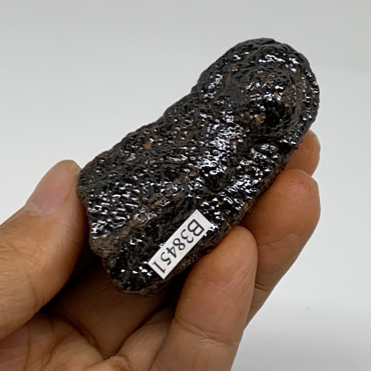 85g, 2.4"x1.1"x1.2", Rough Hematite Botryoidal Mineral Crystal, B38451