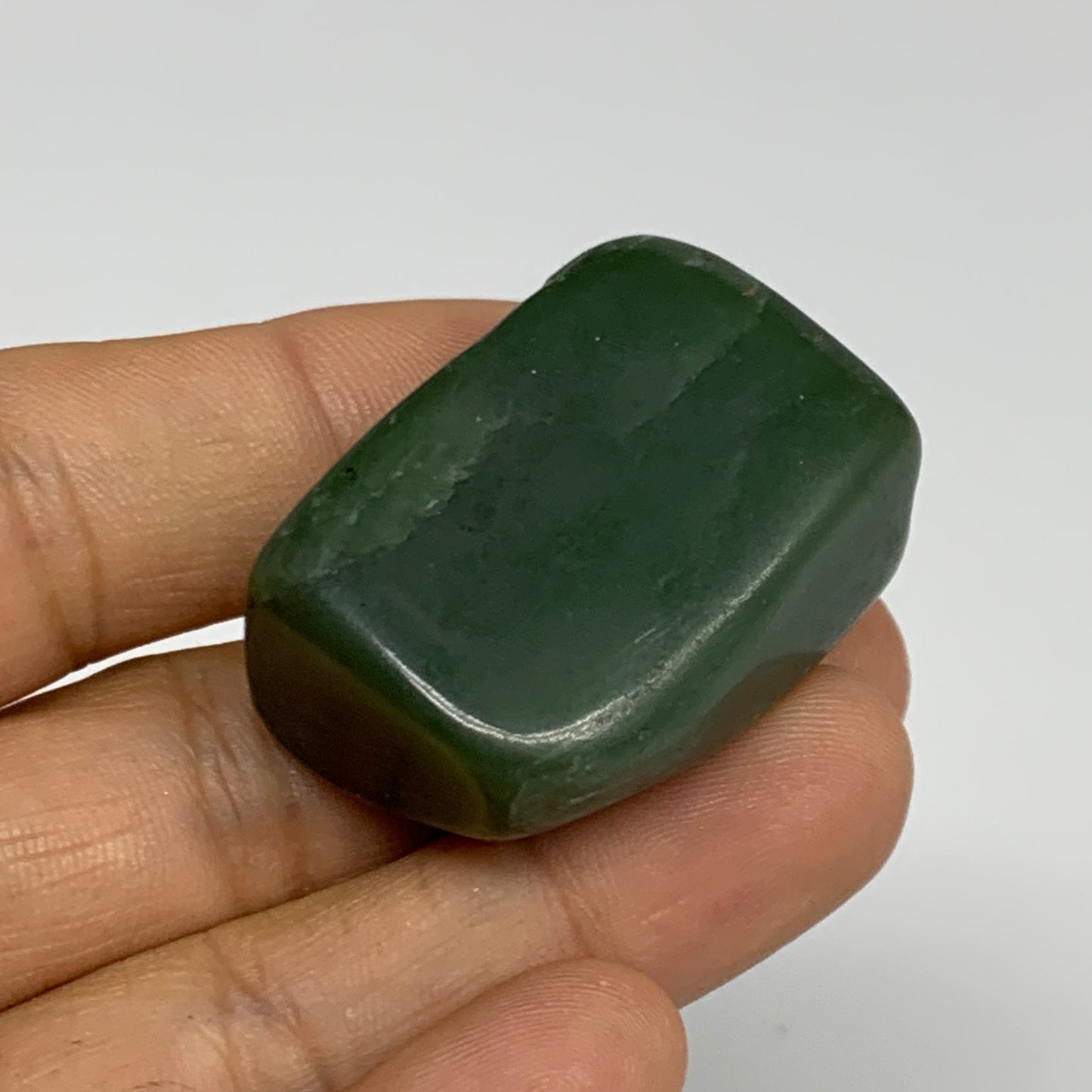 157.3g, 1.3"-1.3", 3pcs, Natural Nephrite Jade Tumbled Stone @Afghanistan,B31913