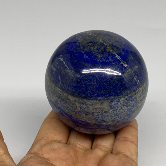 1.27 lbs, 2.8" (70mm), Lapis Lazuli Sphere Ball Gemstone @Afghanistan, B33208