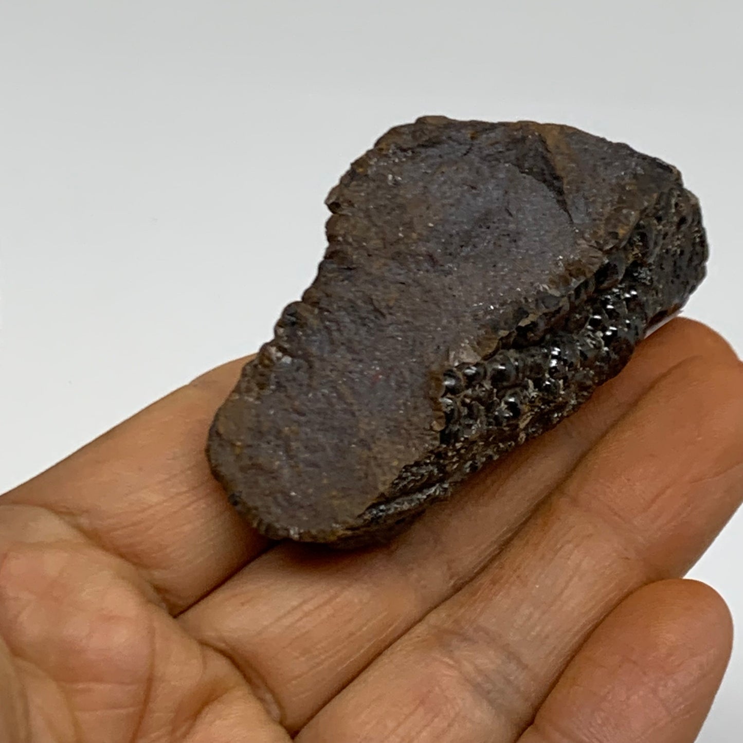 85g, 2.4"x1.1"x1.2", Rough Hematite Botryoidal Mineral Crystal, B38451