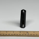 80.4g, 3.2"x0.8", Black Tourmaline Tower Obelisk Point @Brazil, B31223