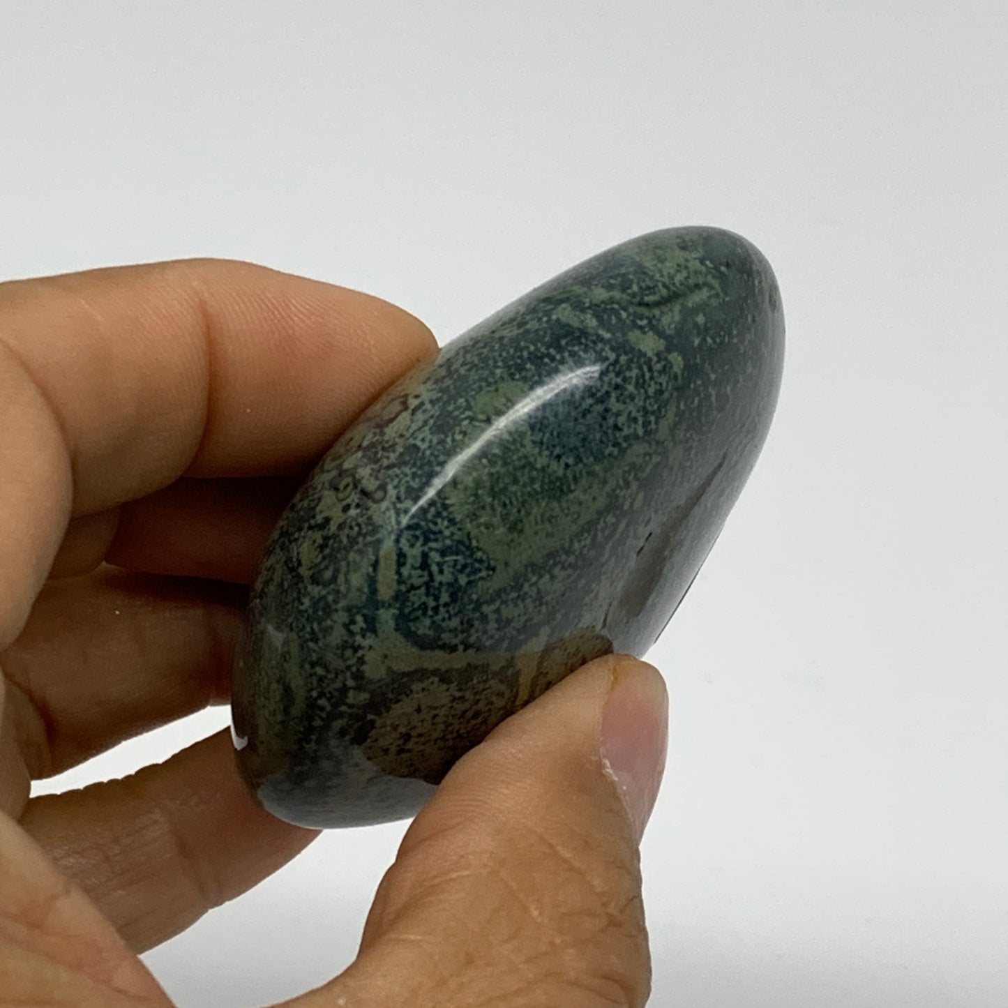 105.6g, 2.2"x2"x1", Crocodile Kambaba Jasper Palm-Stone, B37595