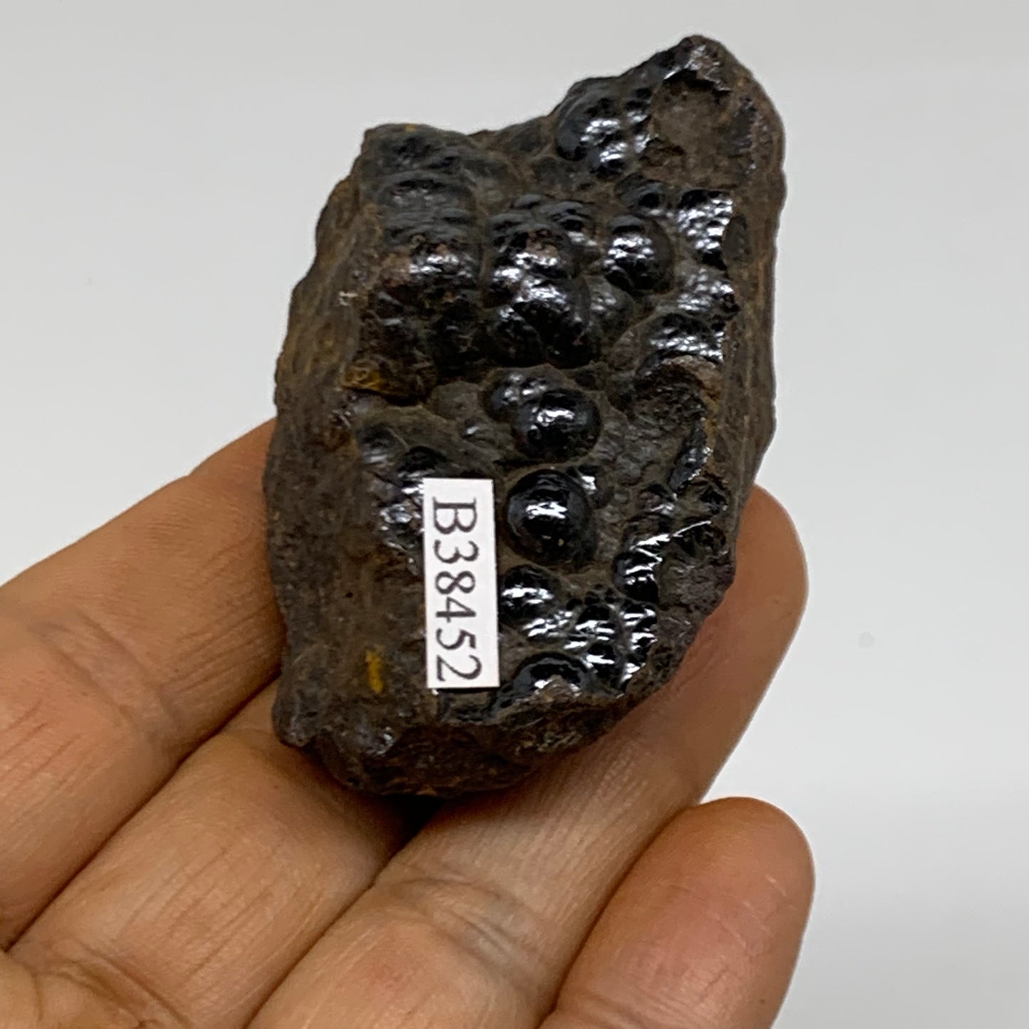 100g, 2.2"x1.3"x1.4", Rough Hematite Botryoidal Mineral Crystal, B38452