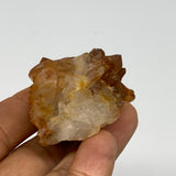 53g, 2.2"x1.8"x1.2", Orange Quartz Cluster Crystal Terminated @Brazil, B28910