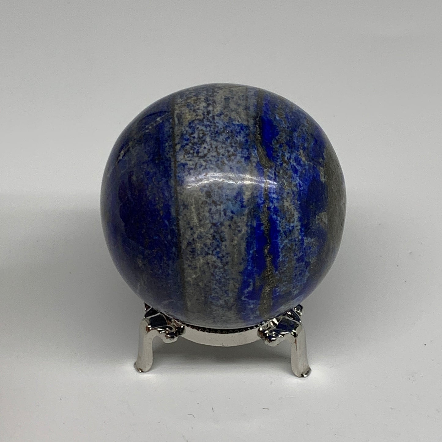 1.27 lbs, 2.8" (70mm), Lapis Lazuli Sphere Ball Gemstone @Afghanistan, B33208